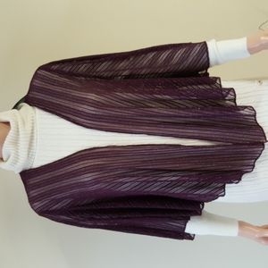 INC metallic shrug scarf